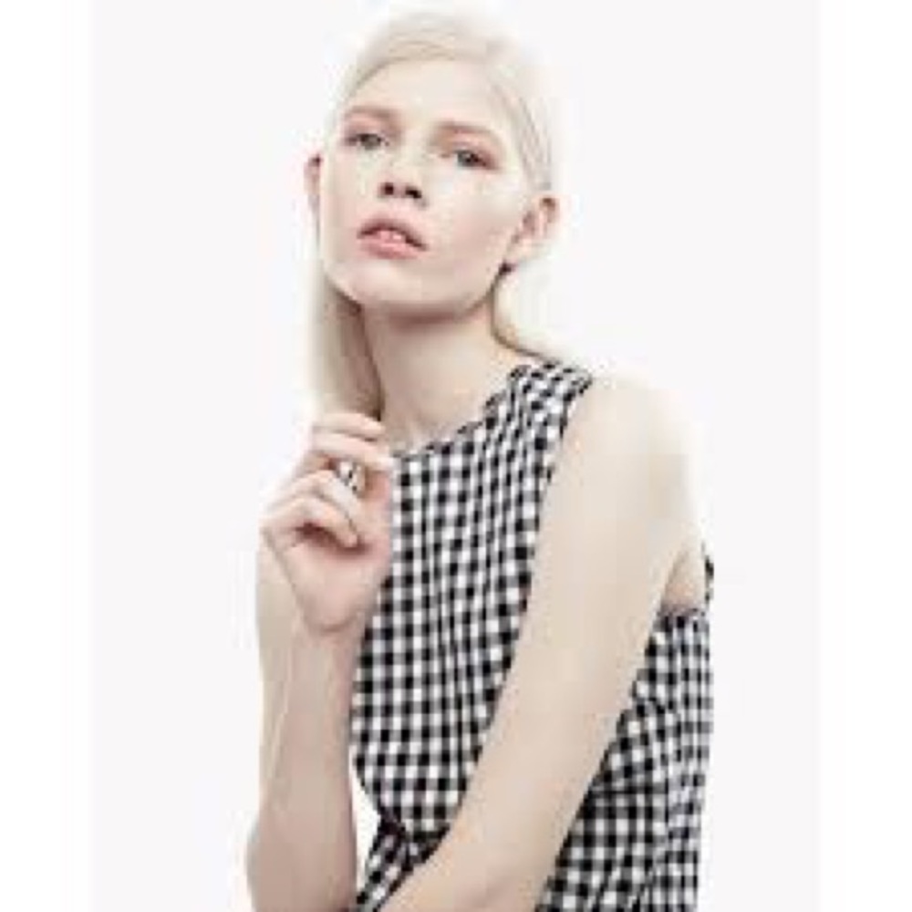 Theory Gingham Sleeveless Dress